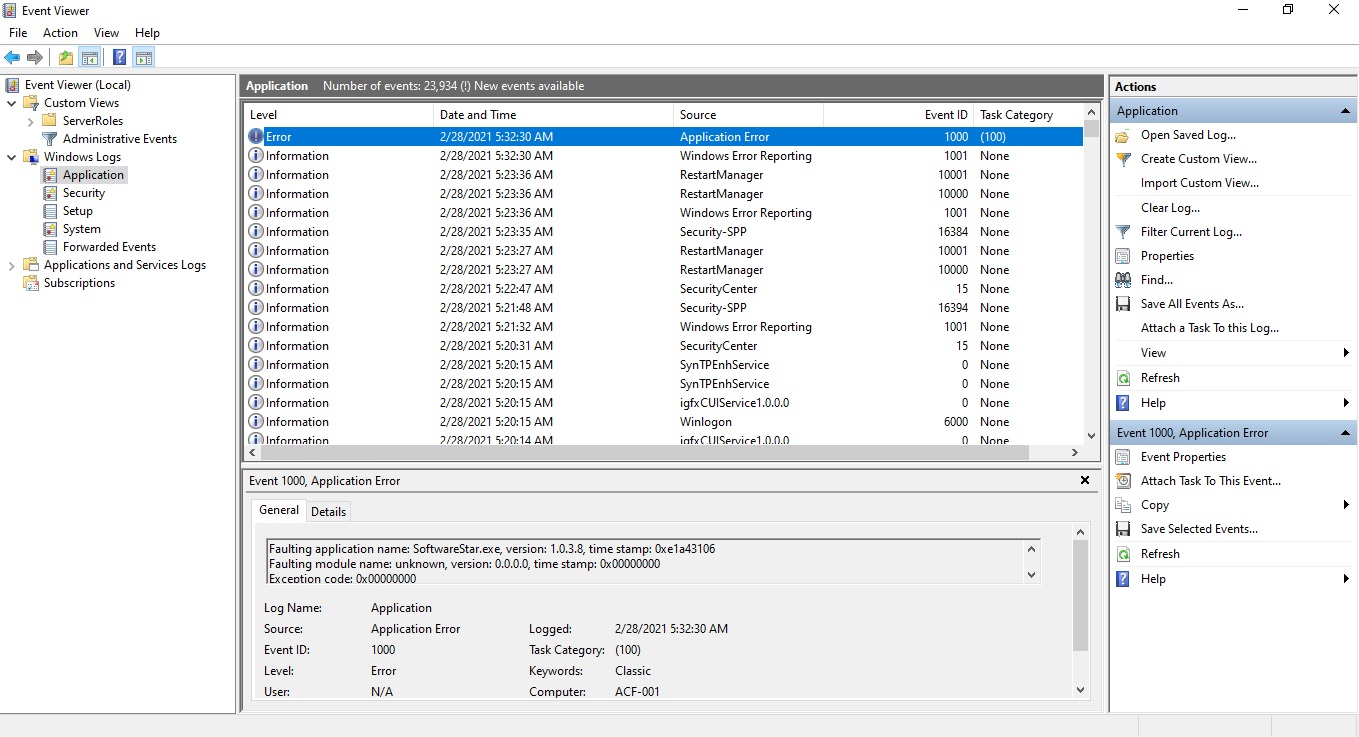 Error Handling and Management