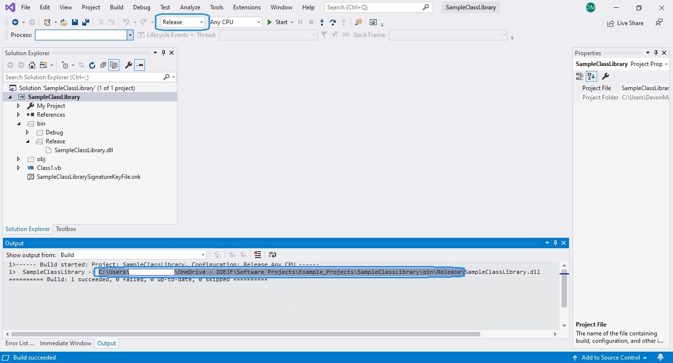 Compile the DLL in Release Mode.